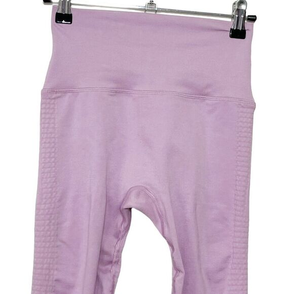 Alphalete Halo Seamless Leggings Bloom Pink Size Small High Rise 25in Stretch - Picture 5 of 11